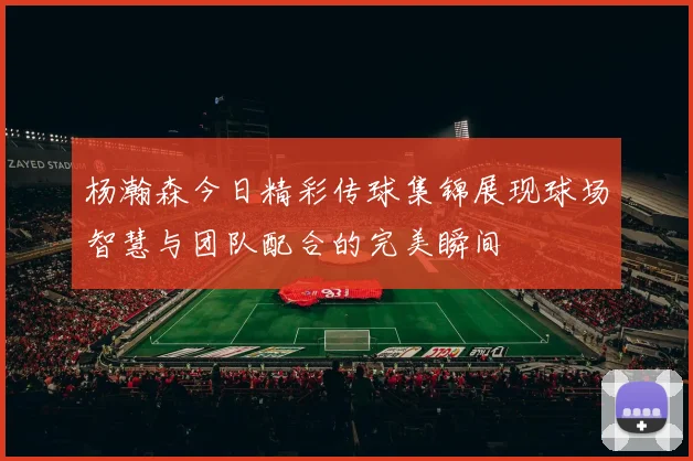 杨瀚森今日精彩传球集锦展现球场智慧与团队配合的完美瞬间